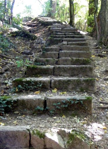 Chemin de fer du Salève - vestiges of the Escalier du Pas de l'Échelle © Wikipedia